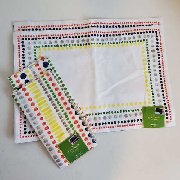 kate spade Kitchen Kate Spade Hopscotch Drive Multicolor Polka Dot